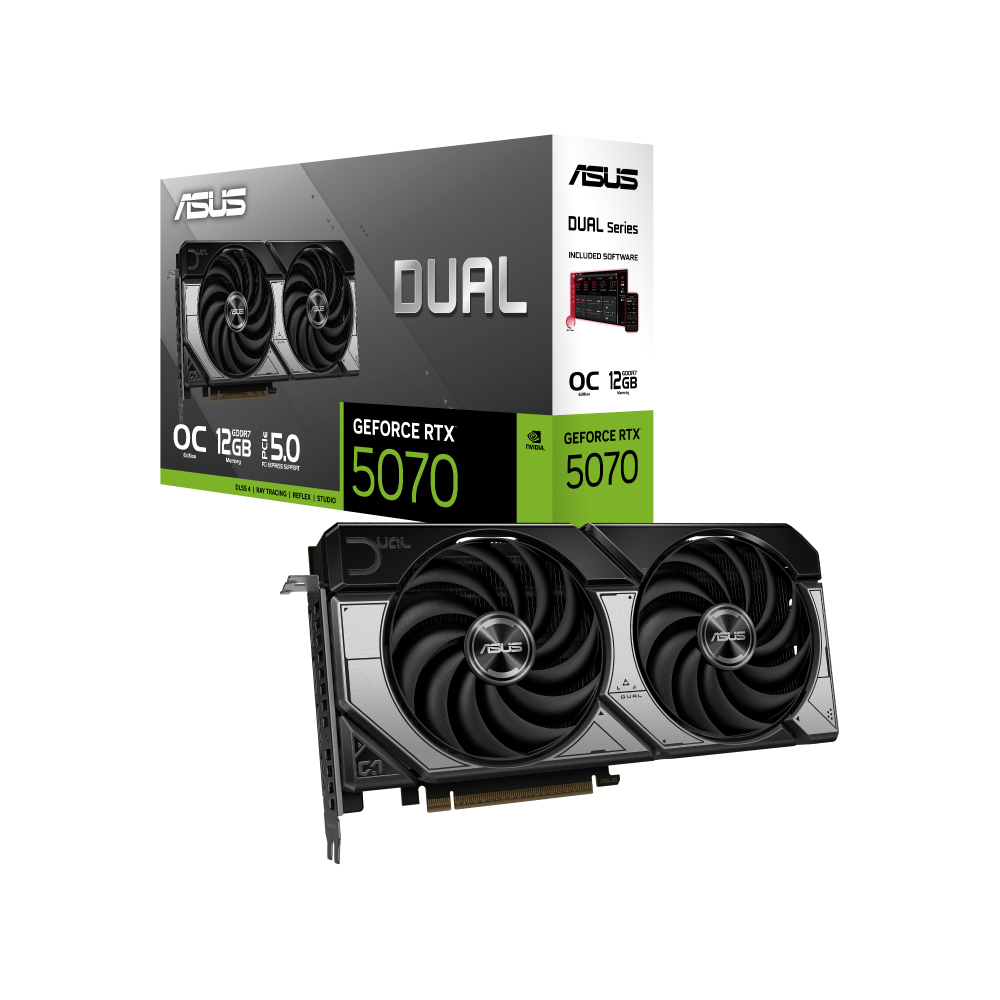 華碩 DUAL-RTX5070-O12G 顯示卡 (GeForce RTX5070/12GB/GDDR7)