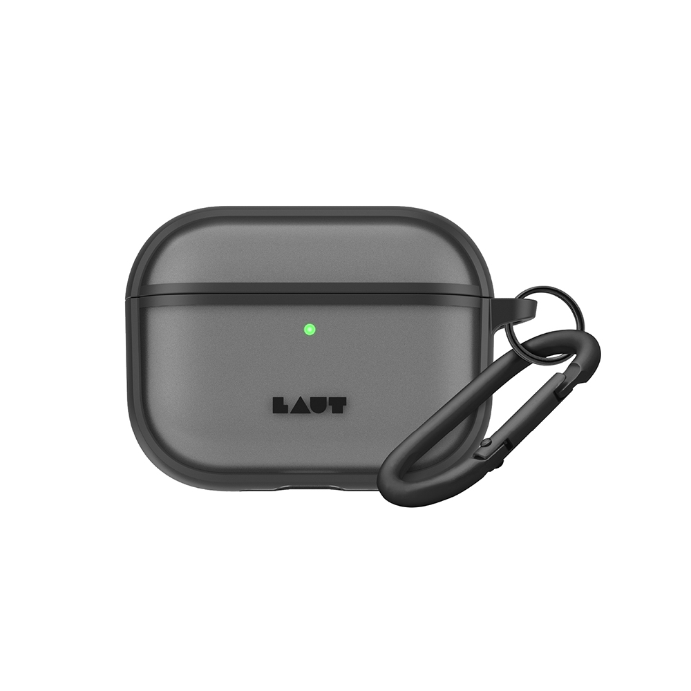 LAUT 萊德 AirPods Pro 3防摔保護殼-霧黑