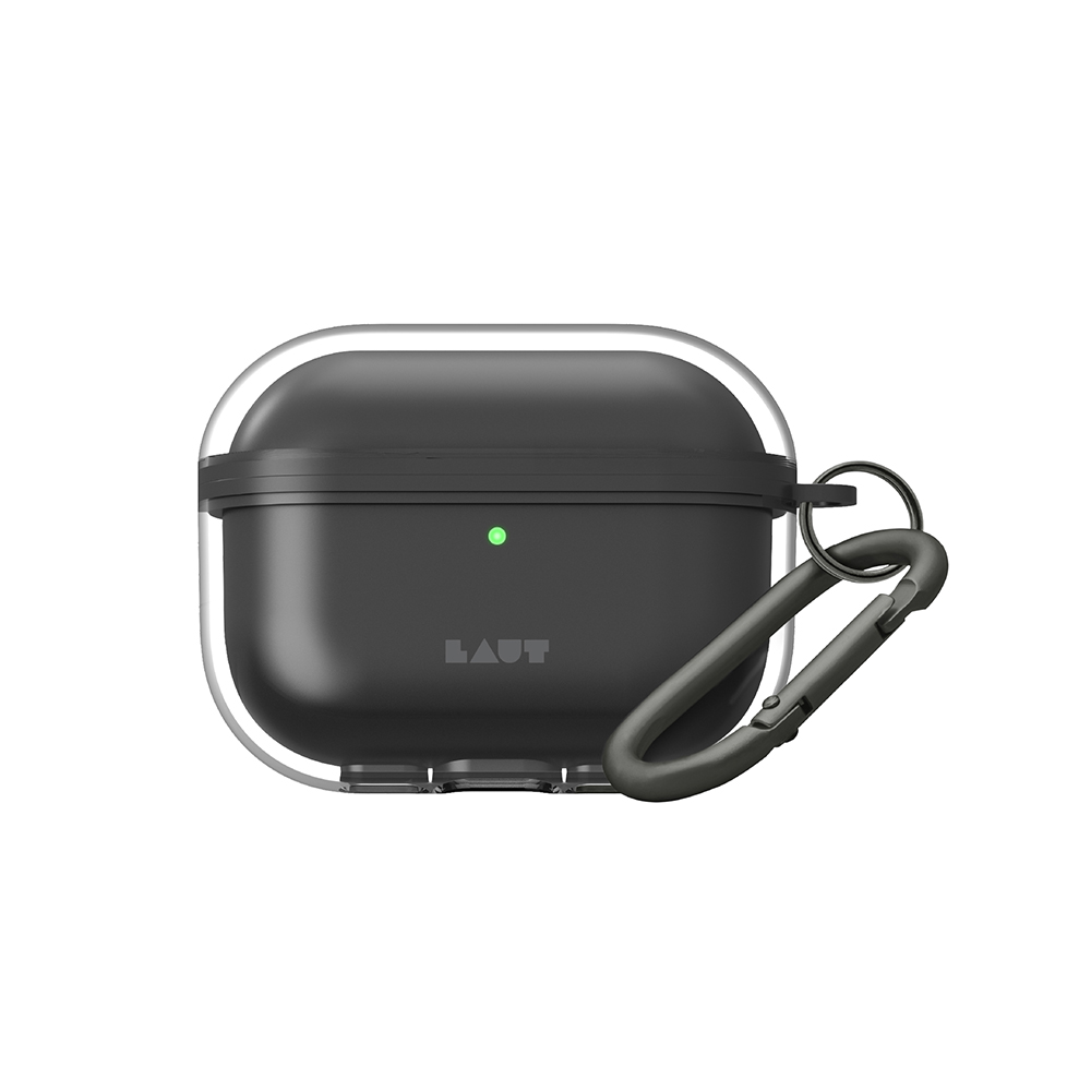 LAUT 萊德 AirPods Pro 3雙層氣墊保護殼-黑