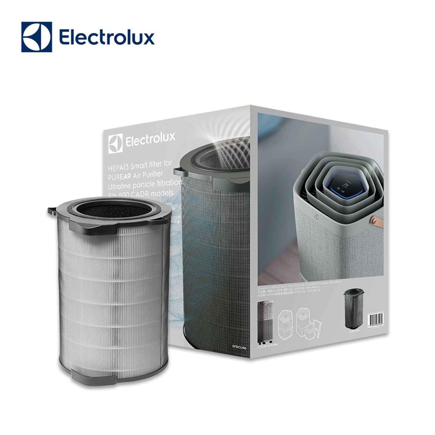 Electrolux HEPA 13級抗菌濾網
