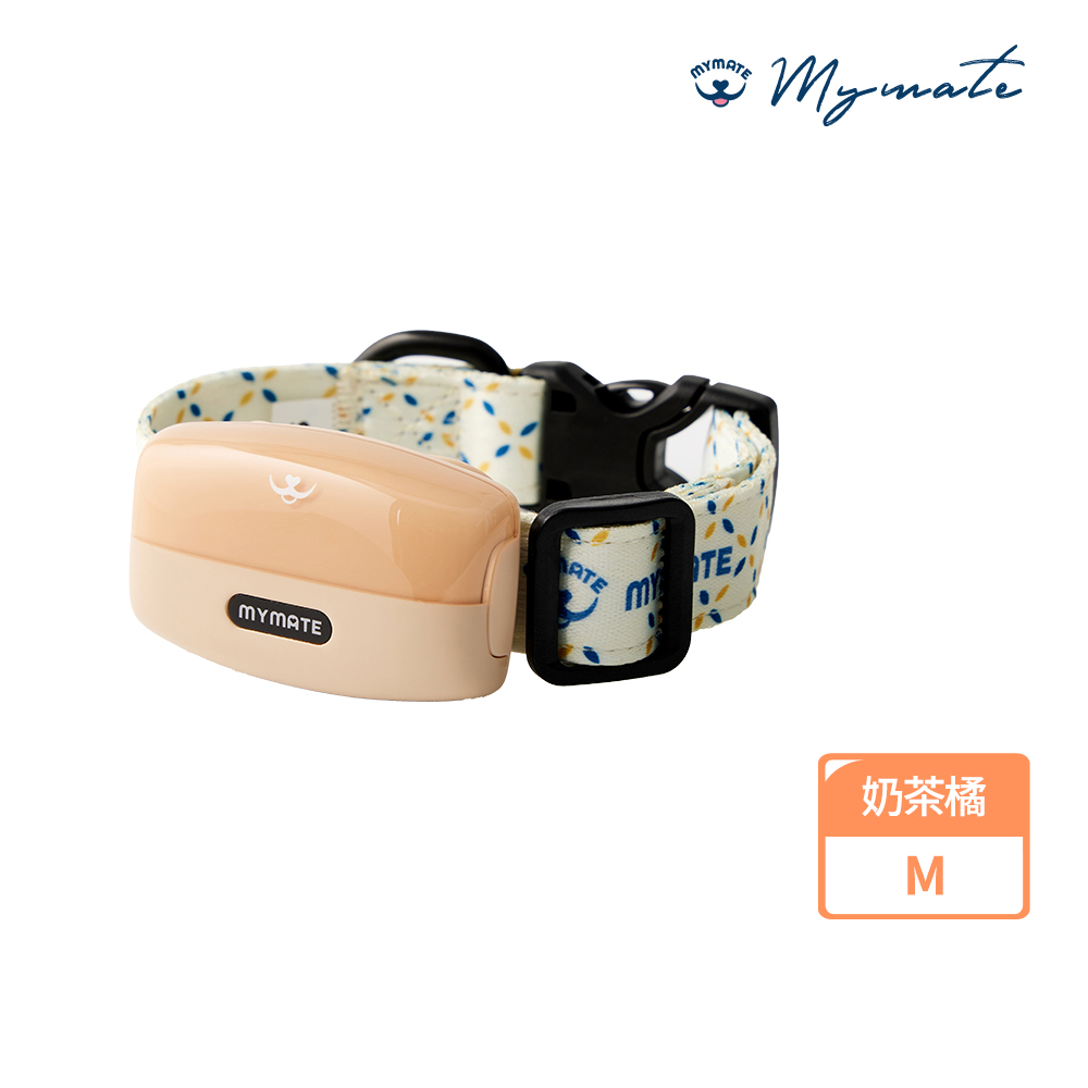 【MYMATE】寵物智慧項圈-奶茶色M號
