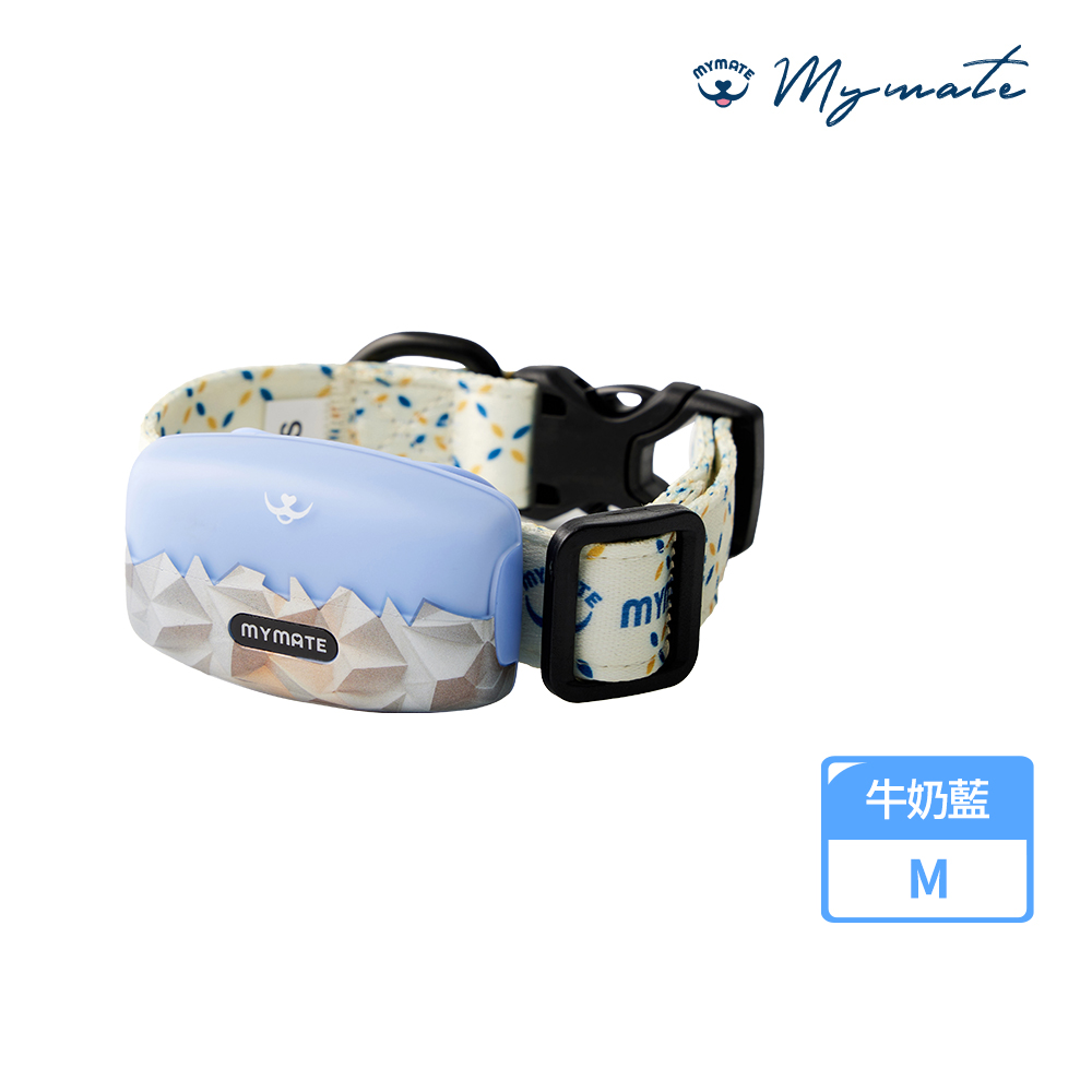 【MYMATE】寵物智慧項圈-藍色M號