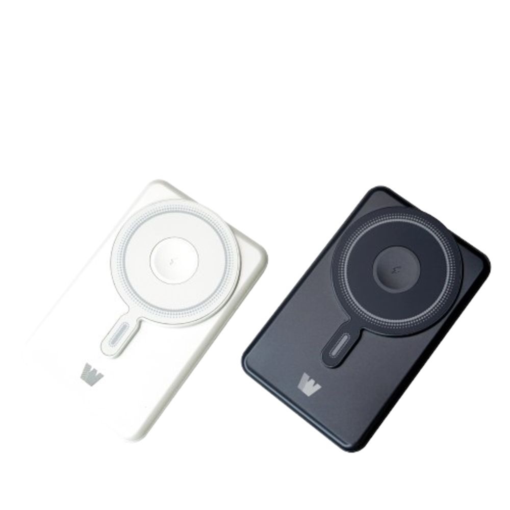 Wephone 5 in1磁吸無線行動電源10000mAh-黑