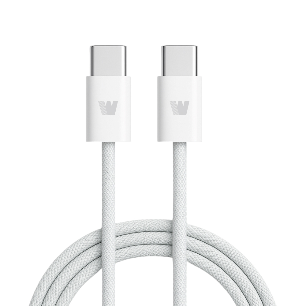 Wephone 60W PD快充數據線1.2M-白色