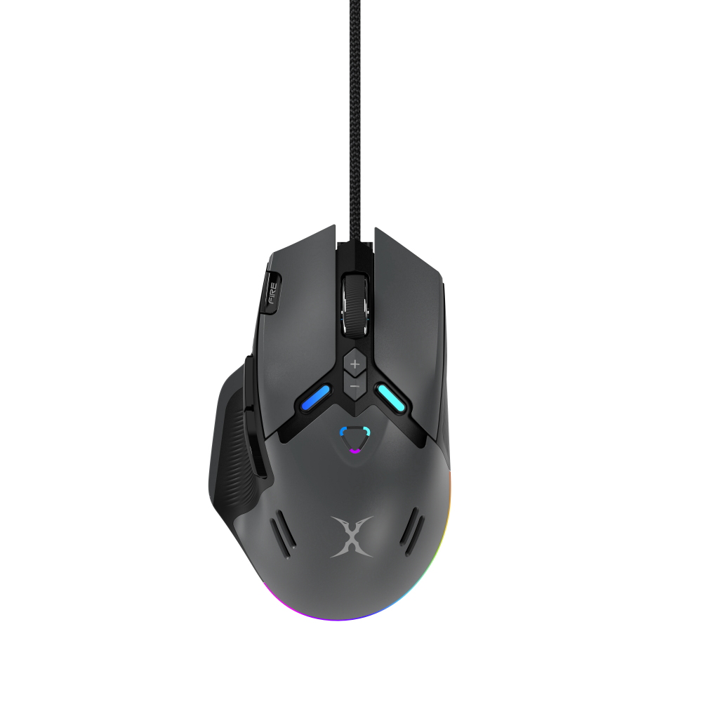 FOXXRAY風隼10鍵全自訂電競滑鼠-黑