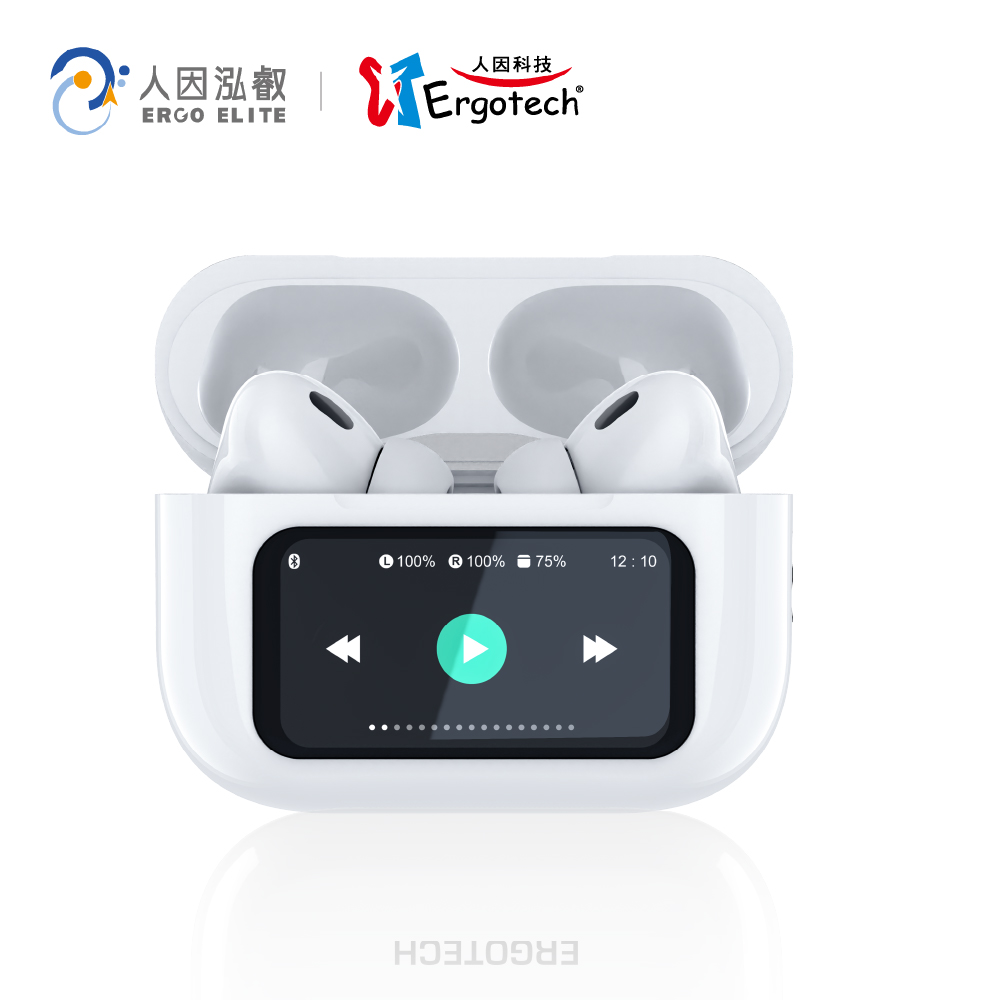 人因 BW80彩色觸控螢幕ANC降噪藍牙耳機