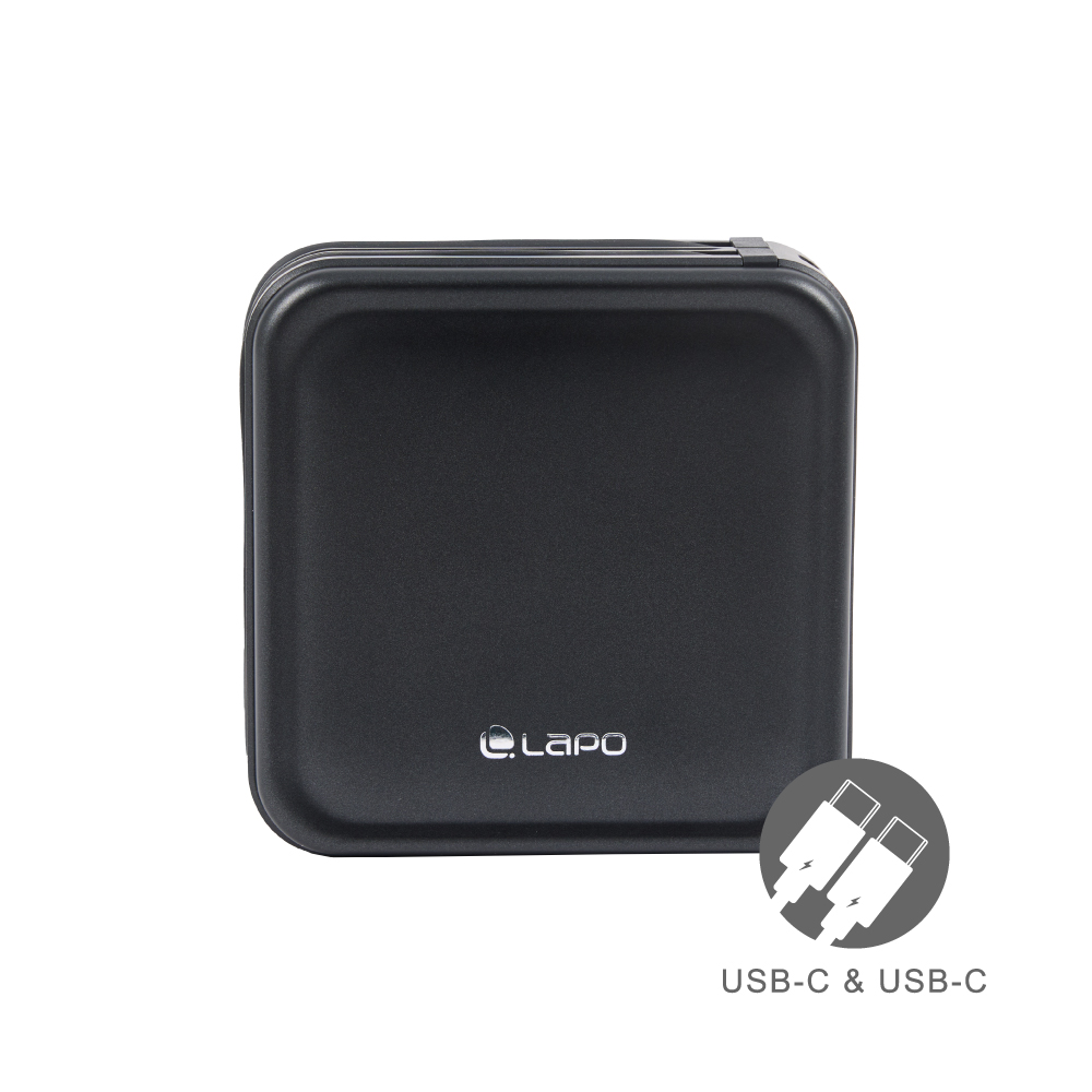 LaPO 全功能行動電源Type C-城影灰