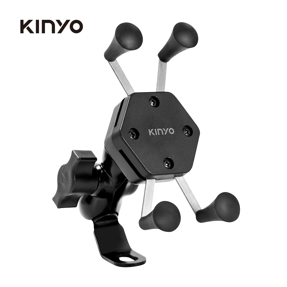 KINYO X夾式機車手機架