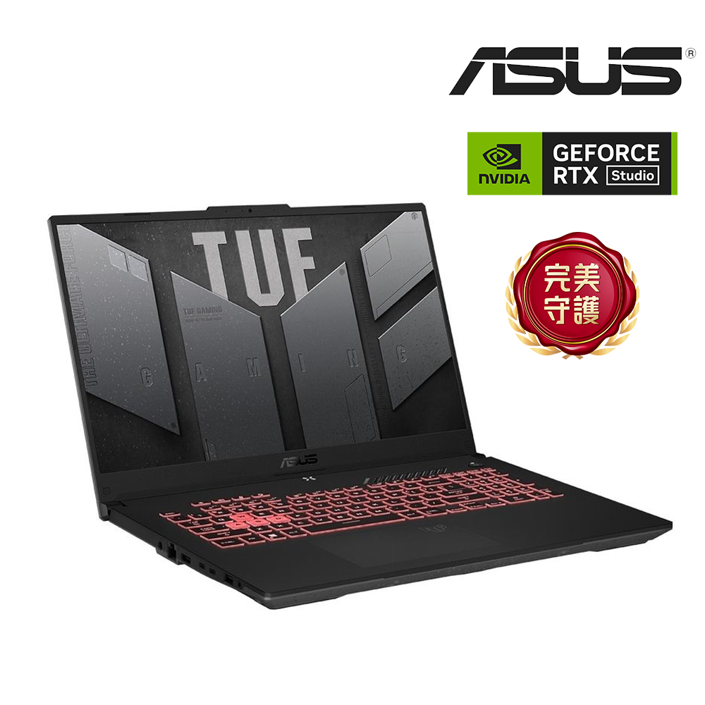 ASUS TUF Gaming A17 筆電 灰(記憶體升級) (R7-7445HS/16G+16G/512G/RTX4050/W11)