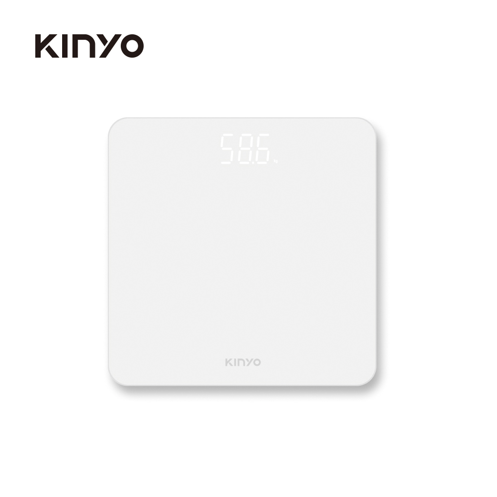 KINYO 簡約極白體重計