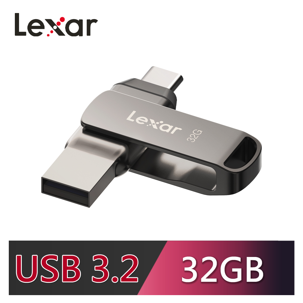 Lexar 雷克沙 D400 32GB Type-C 雙頭隨身碟