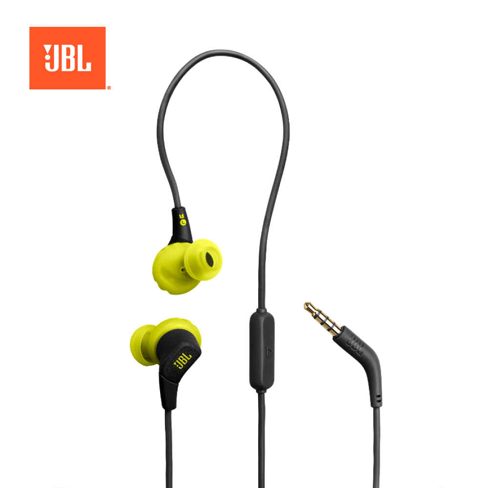 JBL Endurance Run3防水入耳式有線耳機-黑