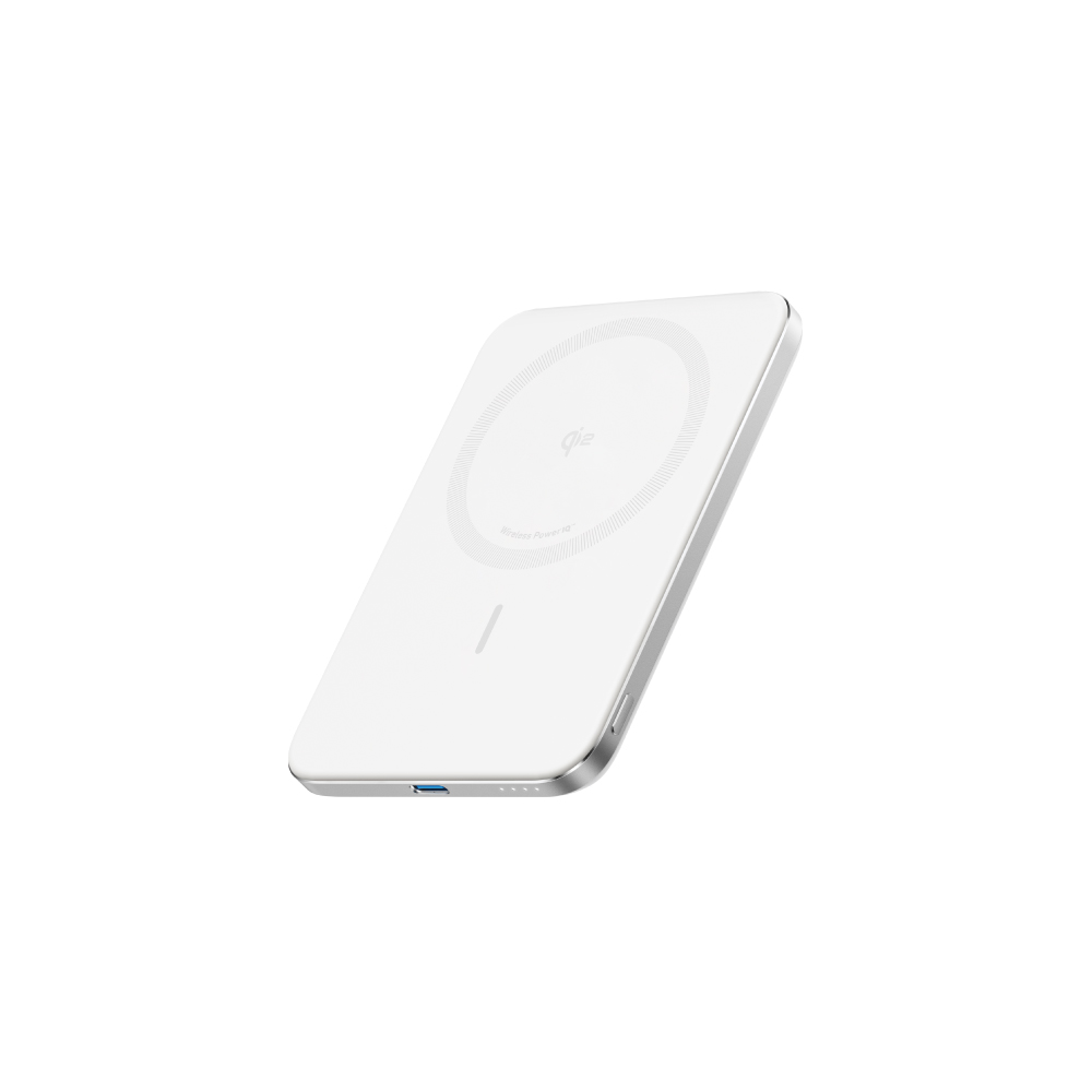 Anker A1665 Qi2 磁吸行動電源5000mAh-白