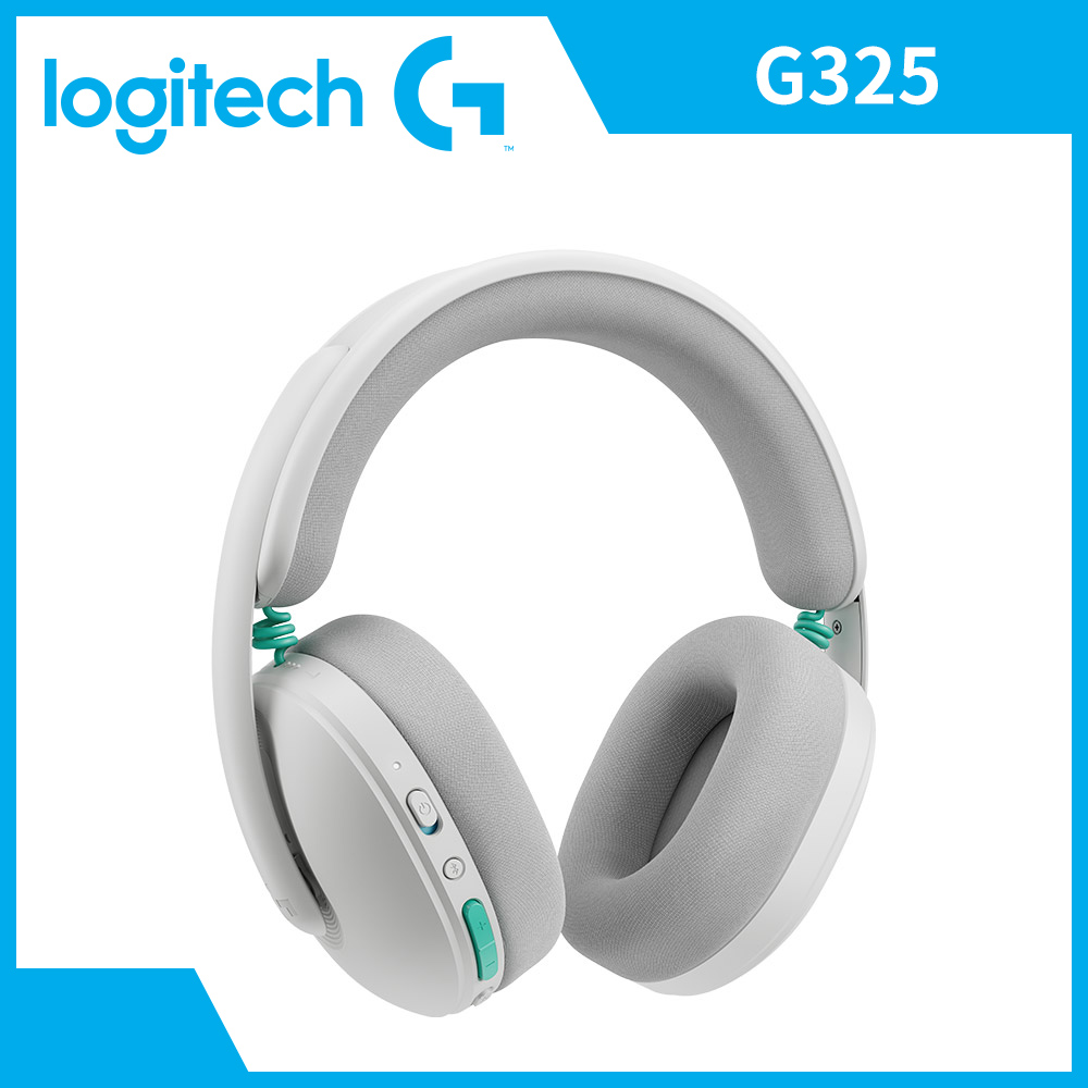 羅技 Logitech G325 LIGHTSPEED雙模無線遊戲耳機-白