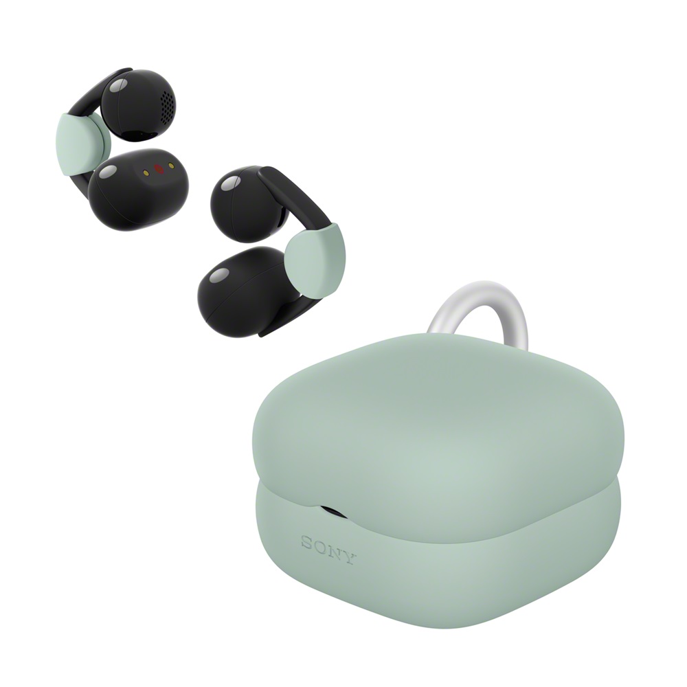 SONY LinkBuds Clip專用保護套-亞麻綠