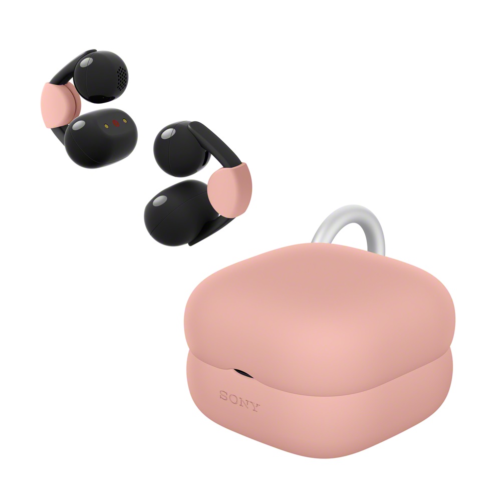 SONY LinkBuds Clip專用保護套-珊瑚紅