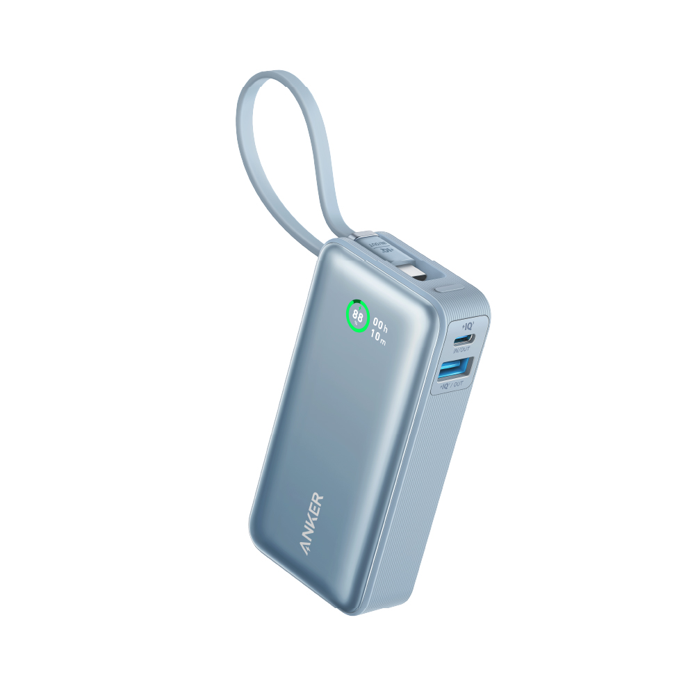 Anker A1259 30W行動電源10000mAh-藍