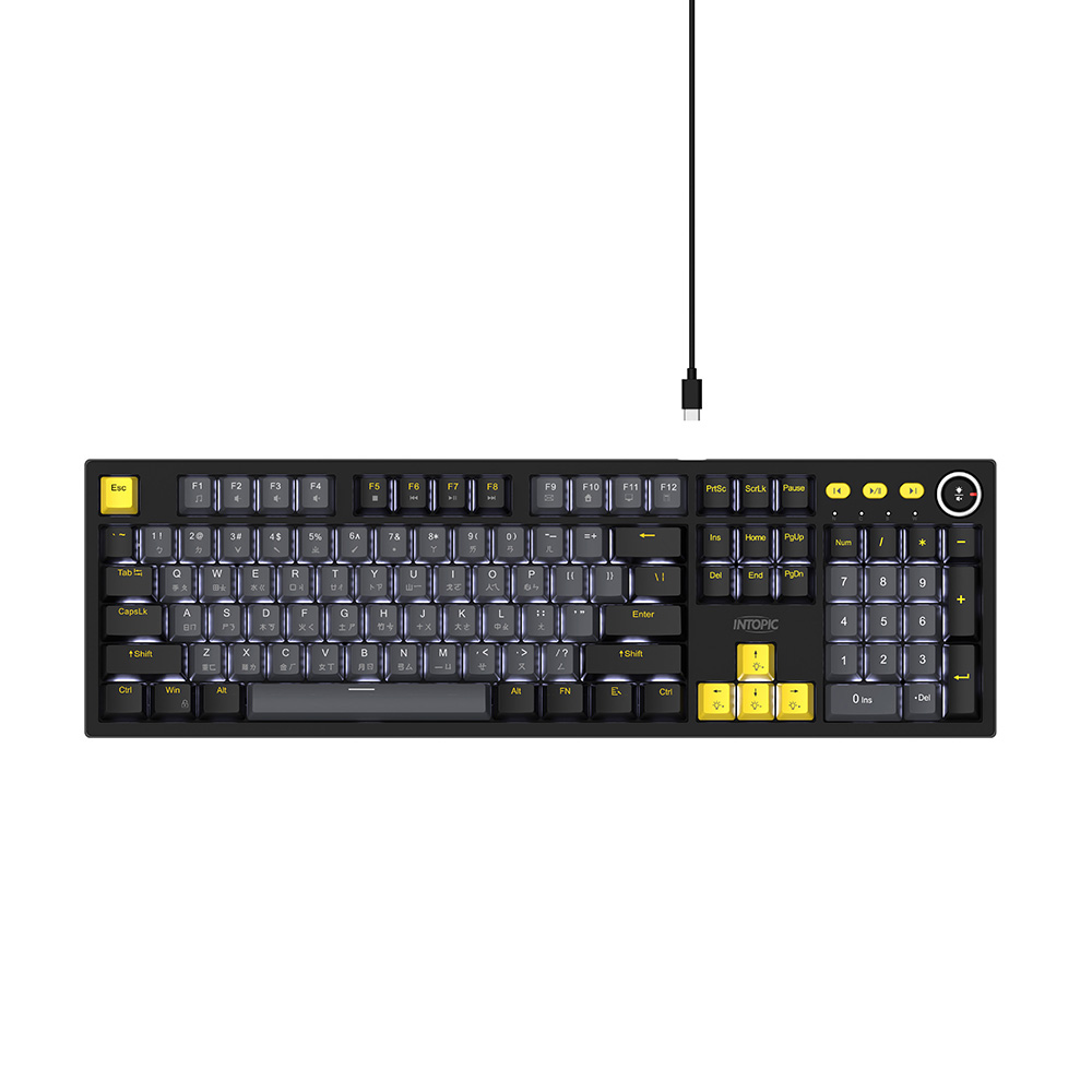 INTOPIC 暮影之擊青軸機械鍵盤