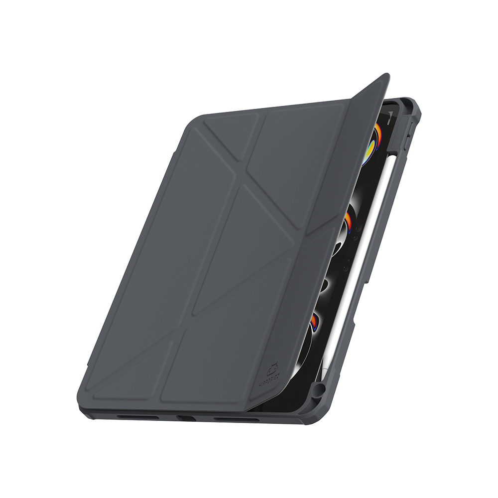 Hipporizz iPad Pro 11吋晶透防摔殼-深灰