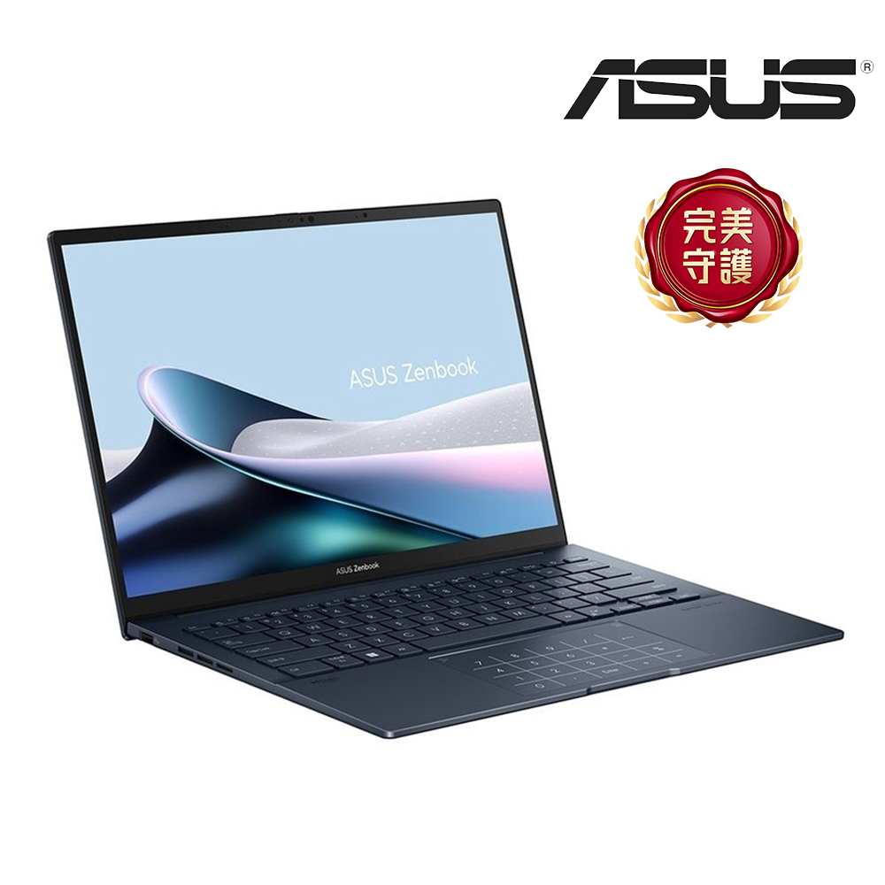 ASUS Zenbook 14 OLED 輕薄筆電 藍 (Ultra 7-255H/32G/512G SSD/W11)
