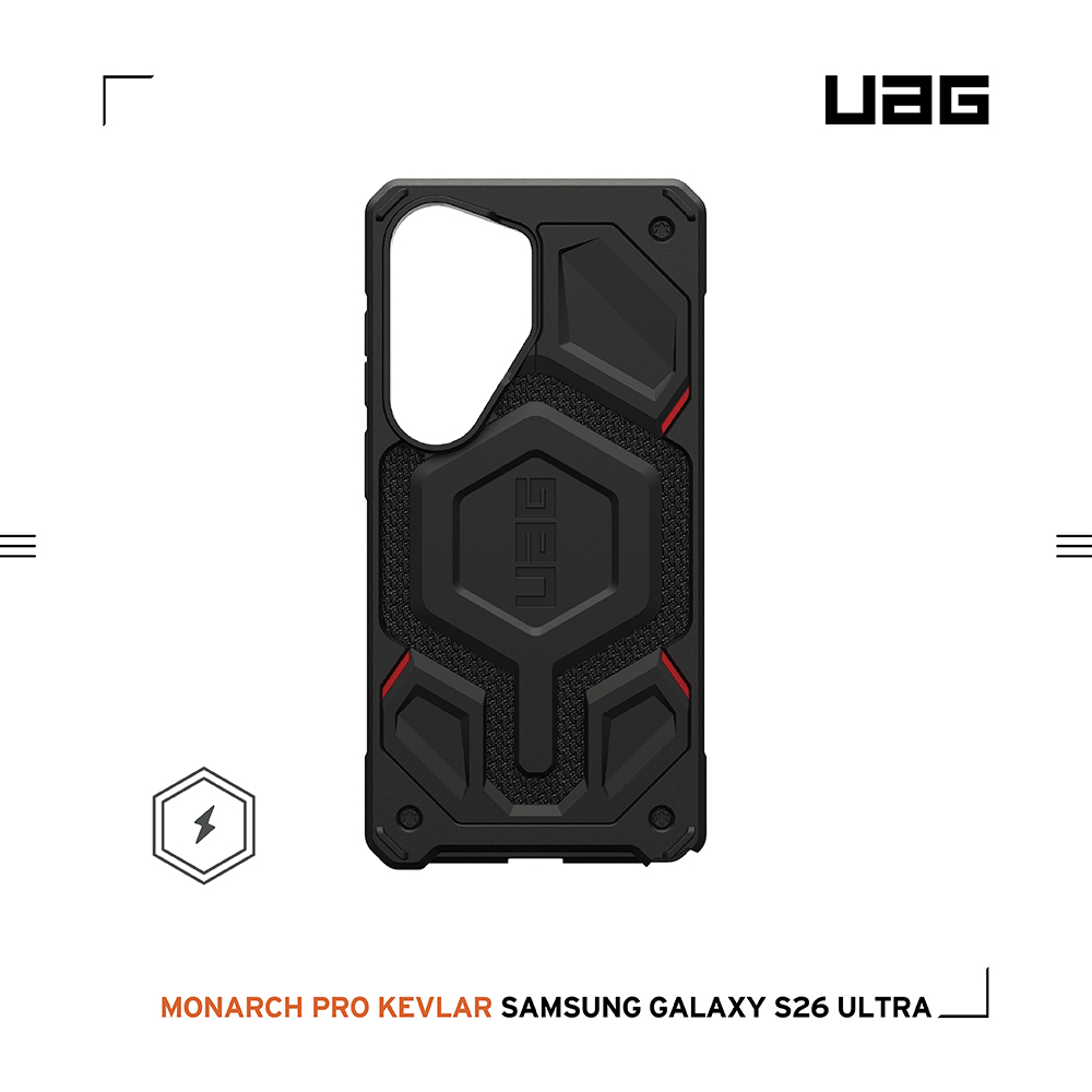 UAG S26 Ultra 磁吸頂級特仕保護殼-軍用黑
