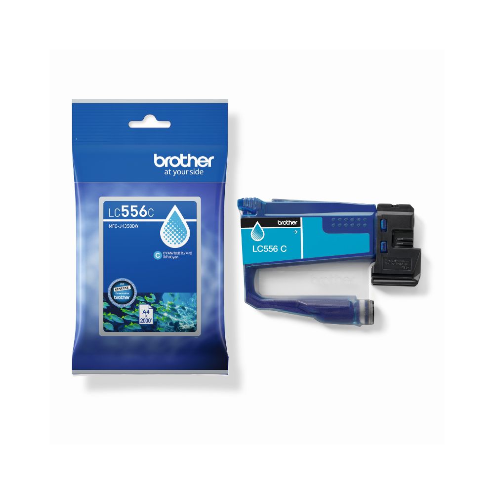 Brother LC556C 標準容量藍色墨水匣