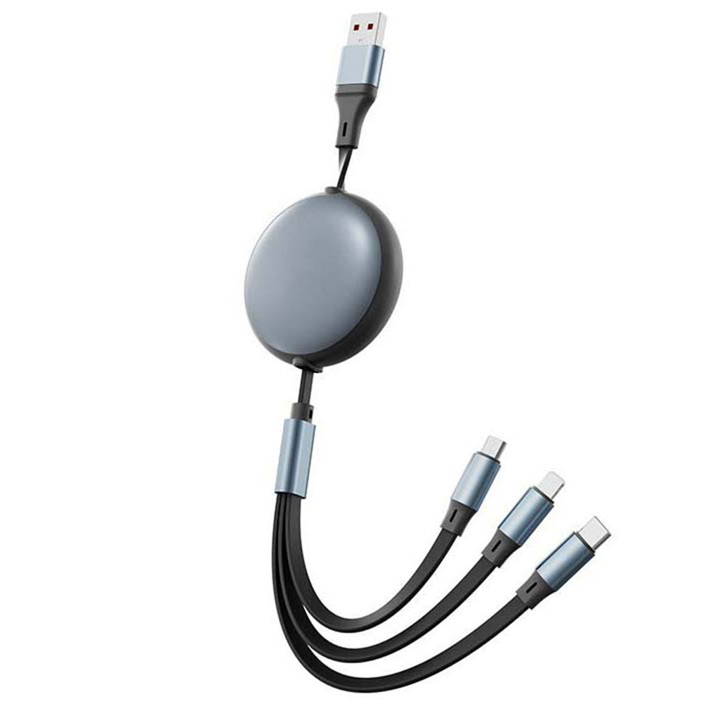 歌林 三合一伸縮快速充電線