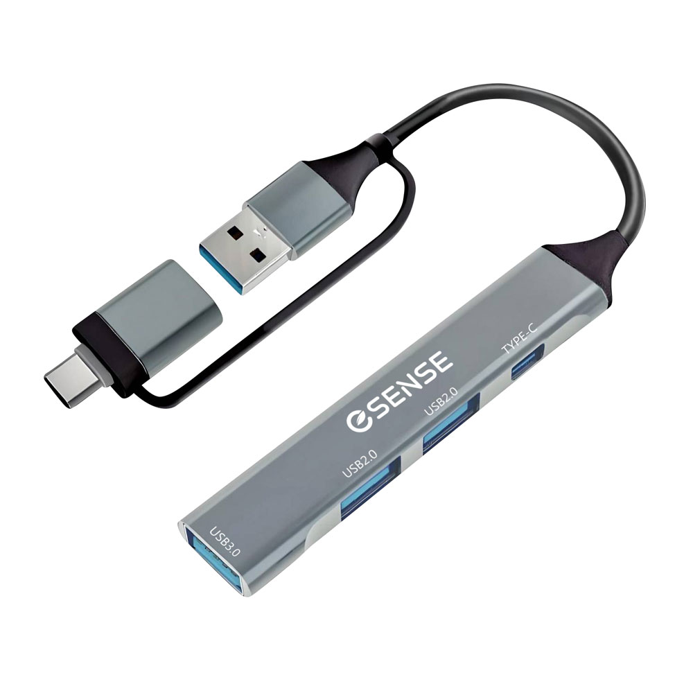 Esense A+C 4埠 USB3.2 GEN1 集線器