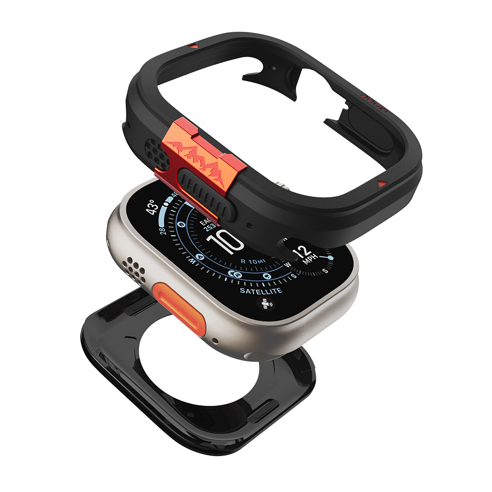 JTL Apple Watch Ultra 49mm Terra荒野極境錶殼-黑