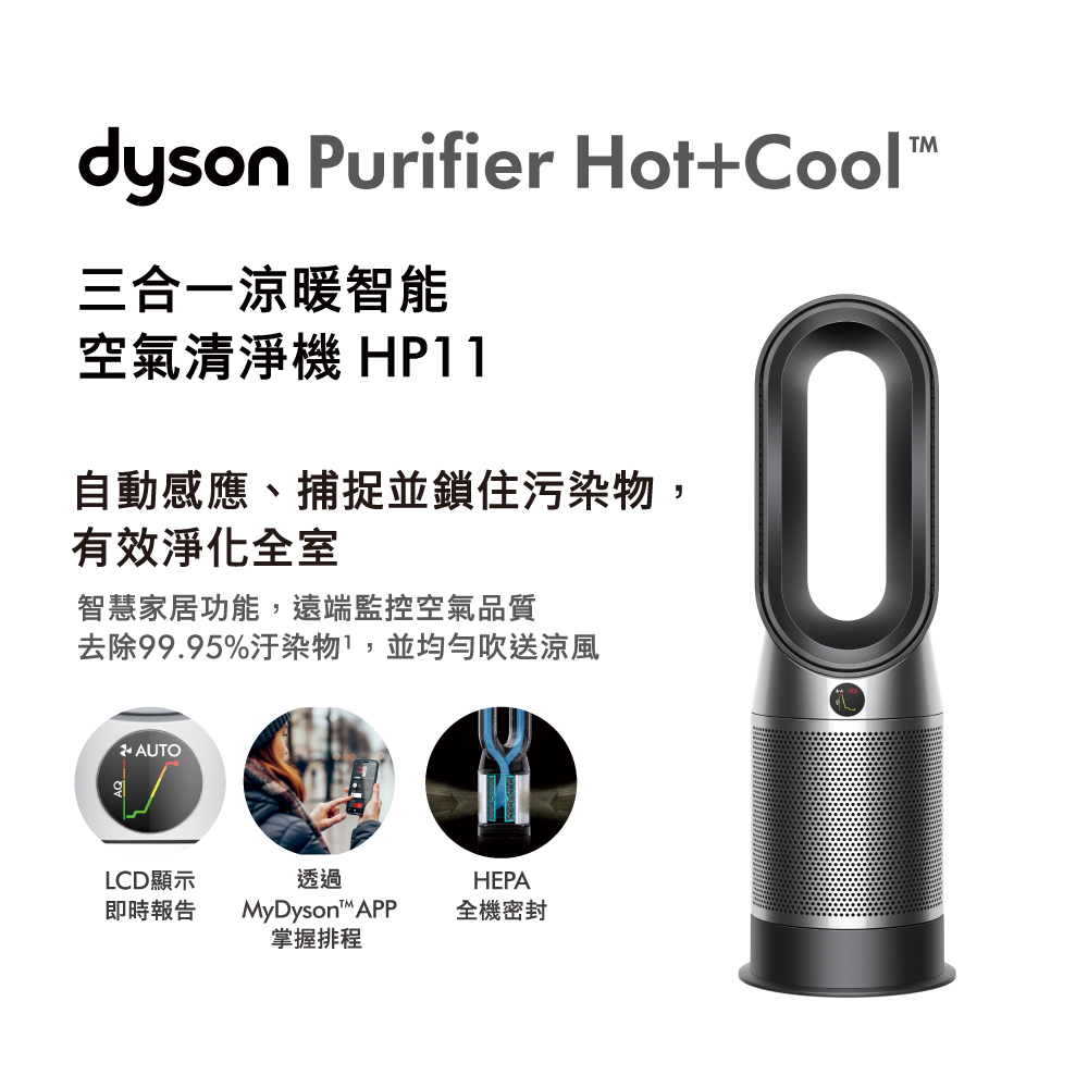 Dyson HP11 三合一涼暖空氣清淨機