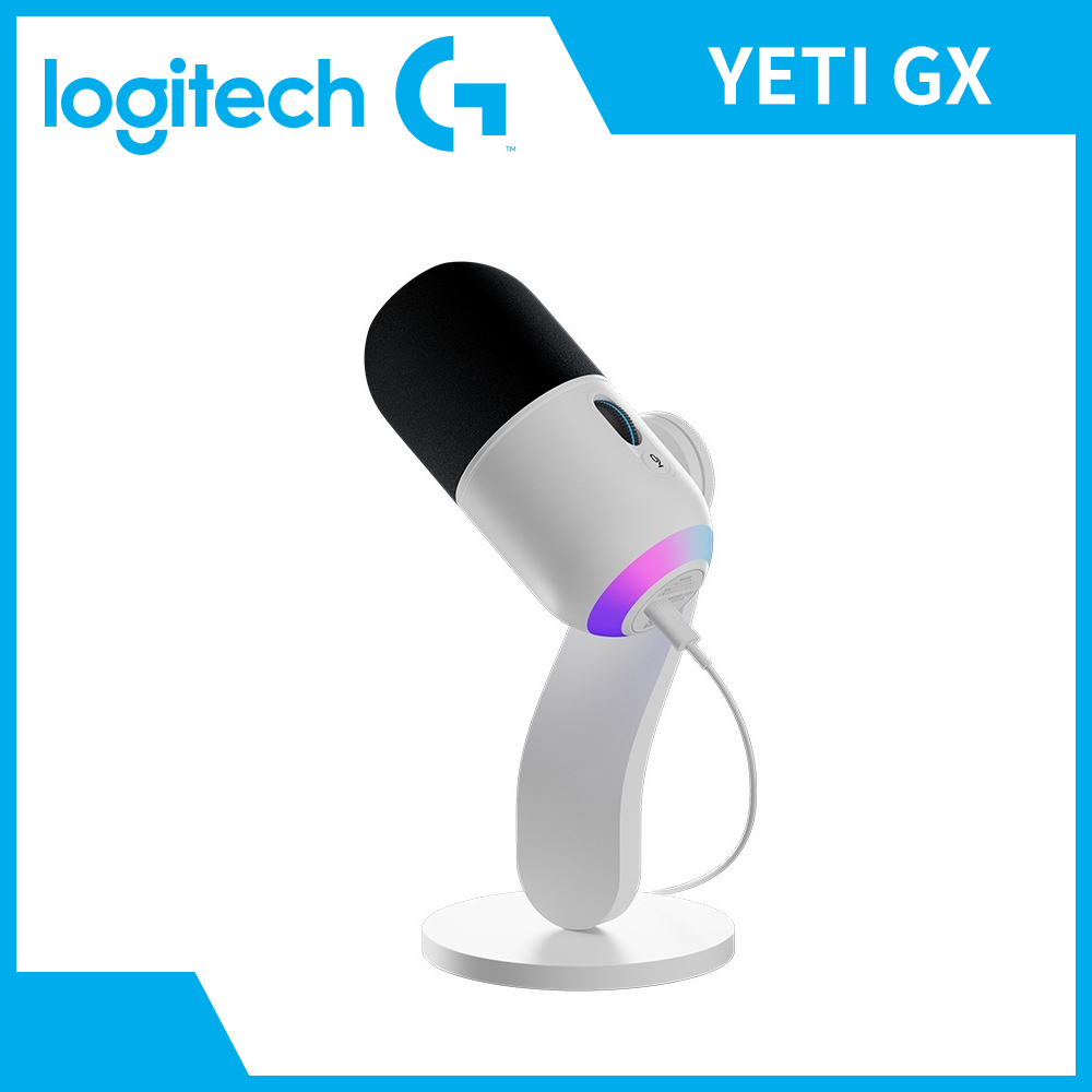羅技 Logitech YETI GX USB麥克風-白