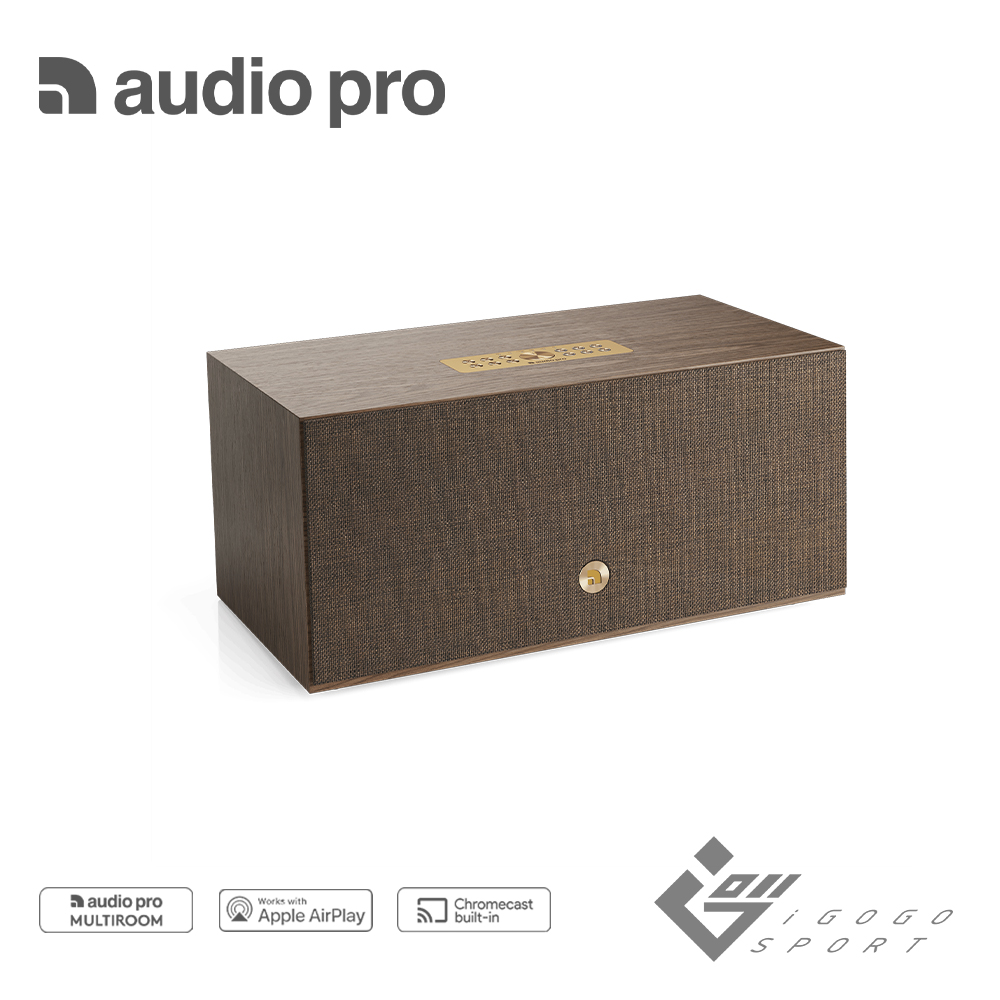 Audio Pro C20 WiFi無線藍牙喇叭(胡桃木色)