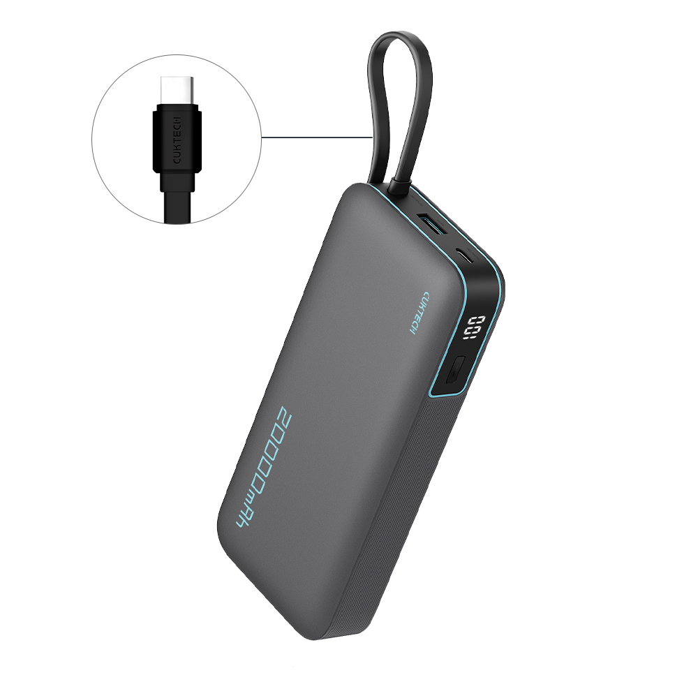 酷態科 CP25 55W 行動電源 20000mAh-灰