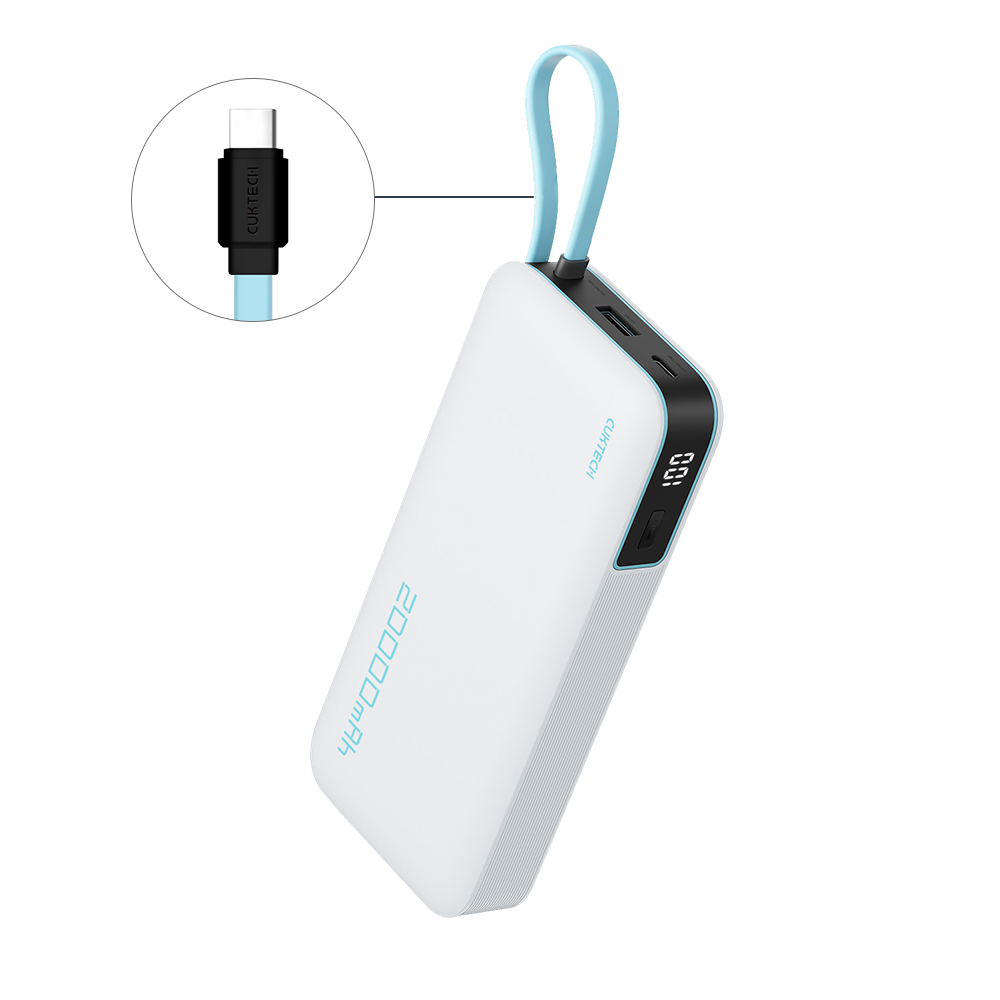 酷態科 CP25 55W 行動電源 20000mAh-銀白