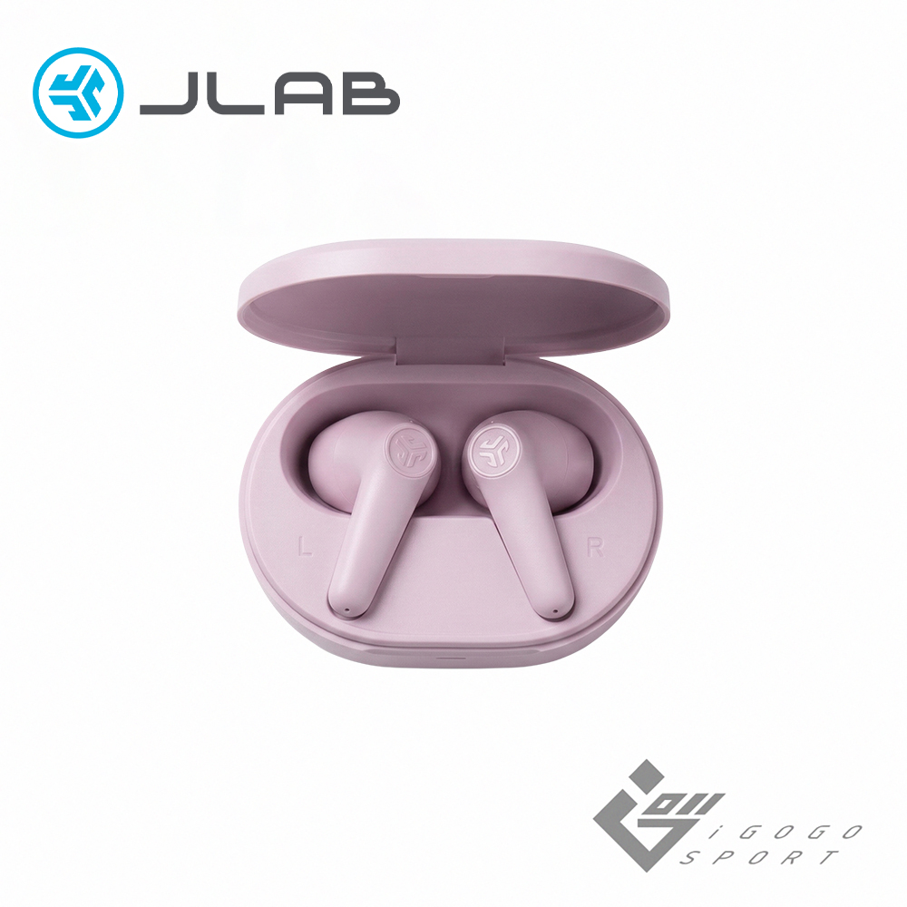 JLab J1 OPEN Pods 半入耳藍牙耳機(粉紫色)