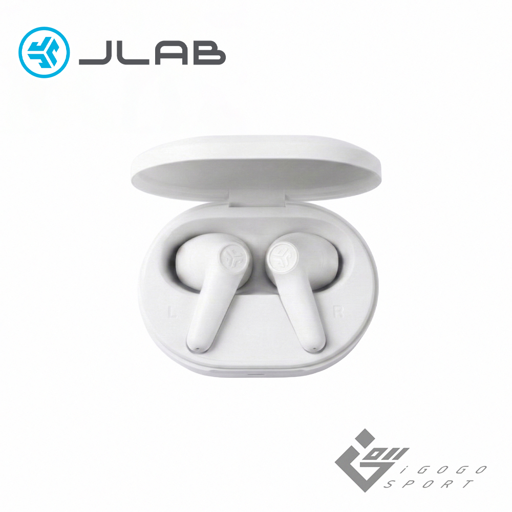 JLab J1 OPEN Pods 半入耳藍牙耳機(雲朵白)