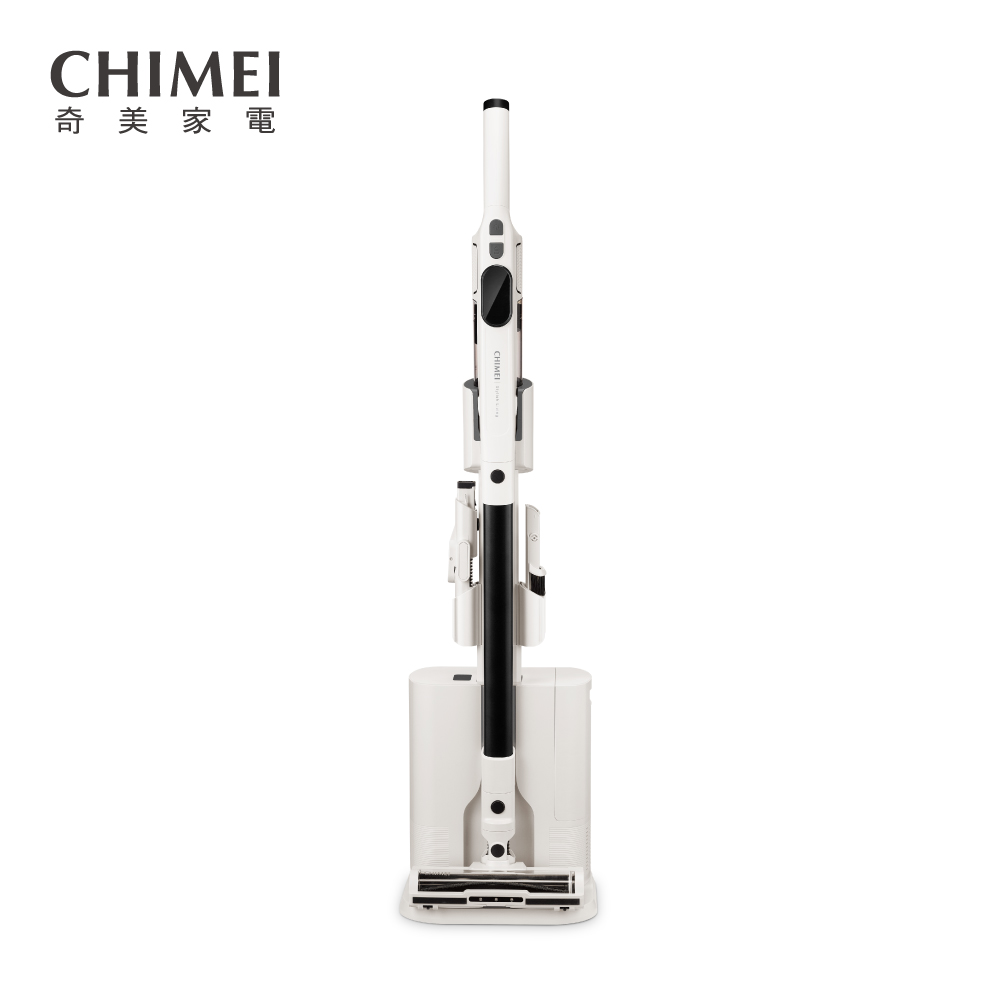 奇美 CHIMEI 綠光顯塵自動集塵吸塵器