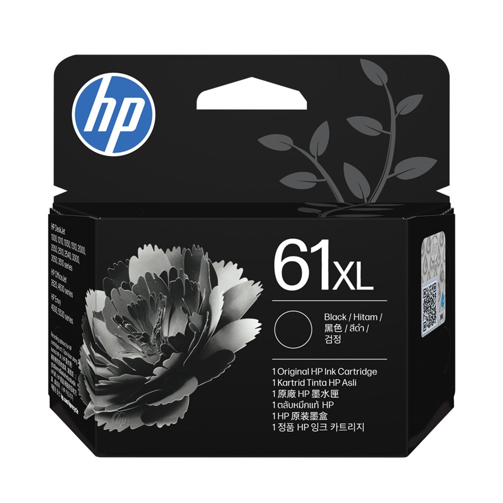 HP 61XL 黑色原廠墨水匣