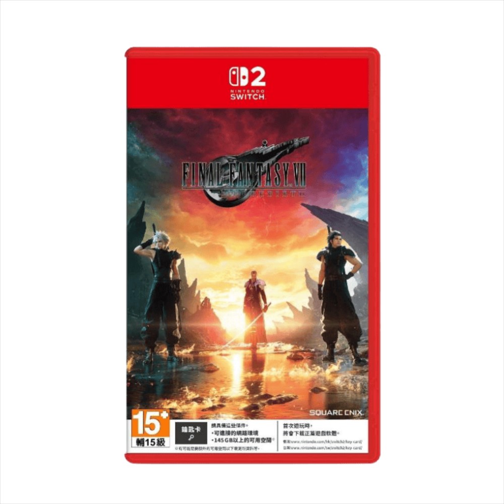 Switch 2 FINAL FANTASY VII 重生(鑰匙卡)