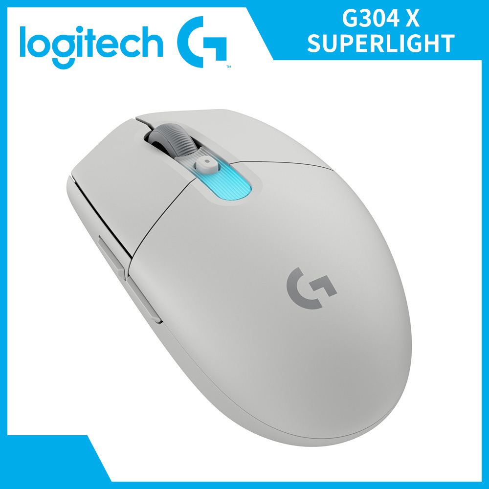 羅技 Logitech G304 X SUPERLIGHT無線電競滑鼠-白
