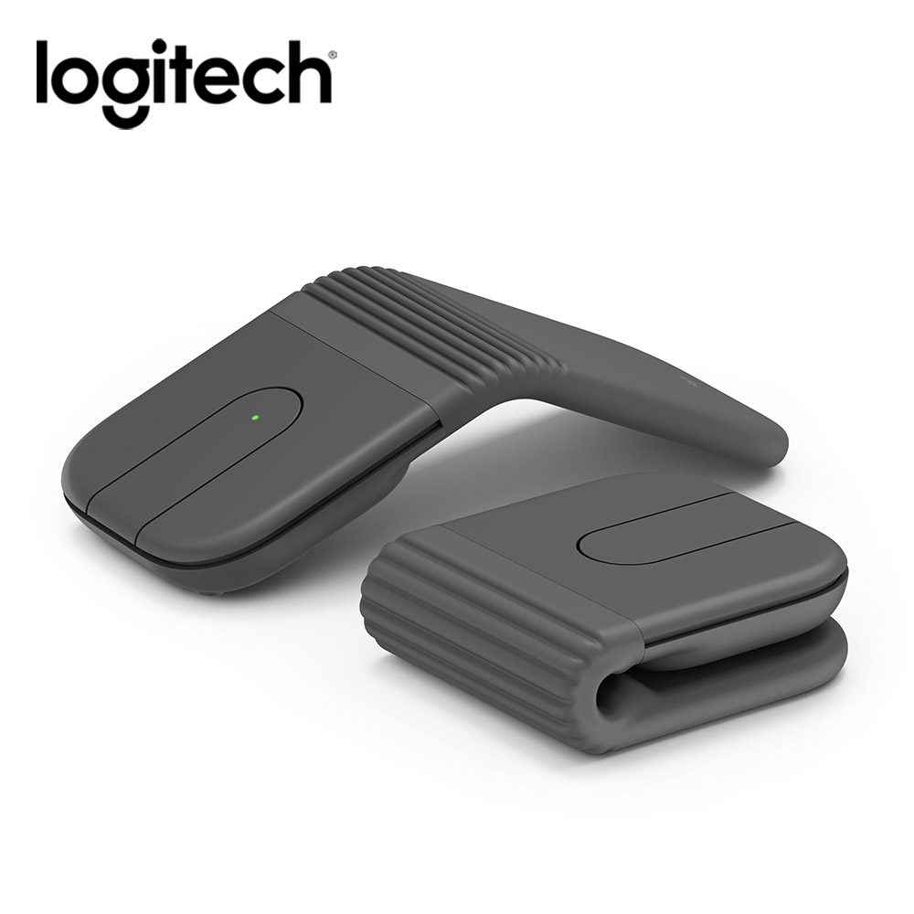 羅技 Logitech Mobi無線折疊滑鼠-石墨灰