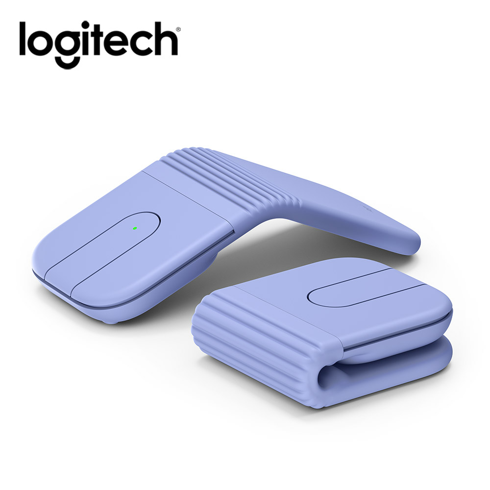 羅技 Logitech Mobi無線折疊滑鼠-星暮紫
