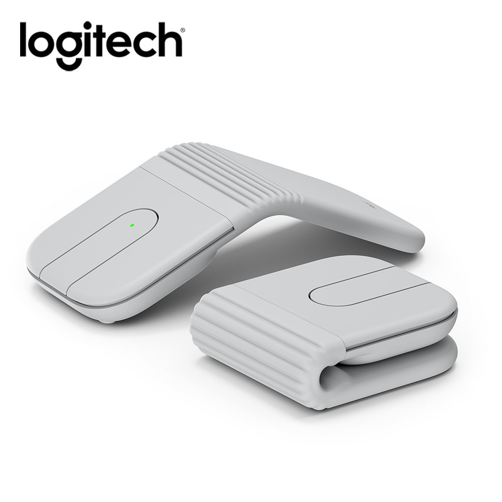羅技 Logitech Mobi無線折疊滑鼠-珍珠白