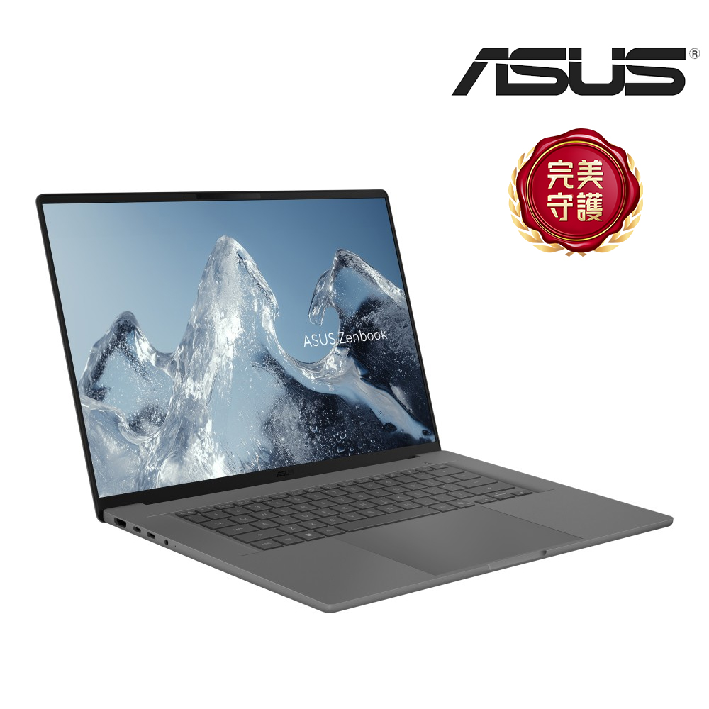 ASUS Zenbook OLED AI筆電 灰(硬碟升級) (Snapdragon X1-26-100/16G/1TB SSD/W11)