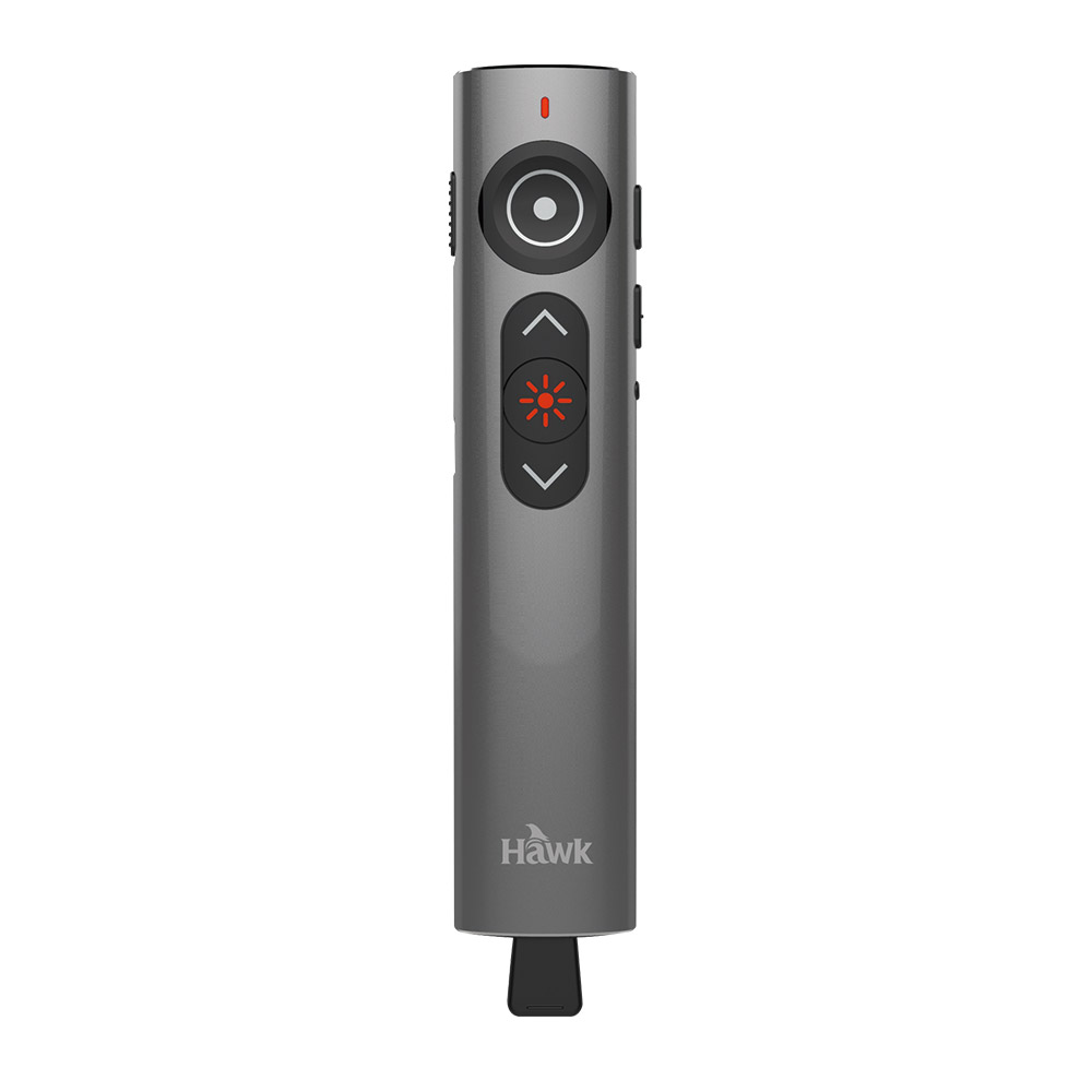 Hawk R700多功能數位雷射簡報器-灰