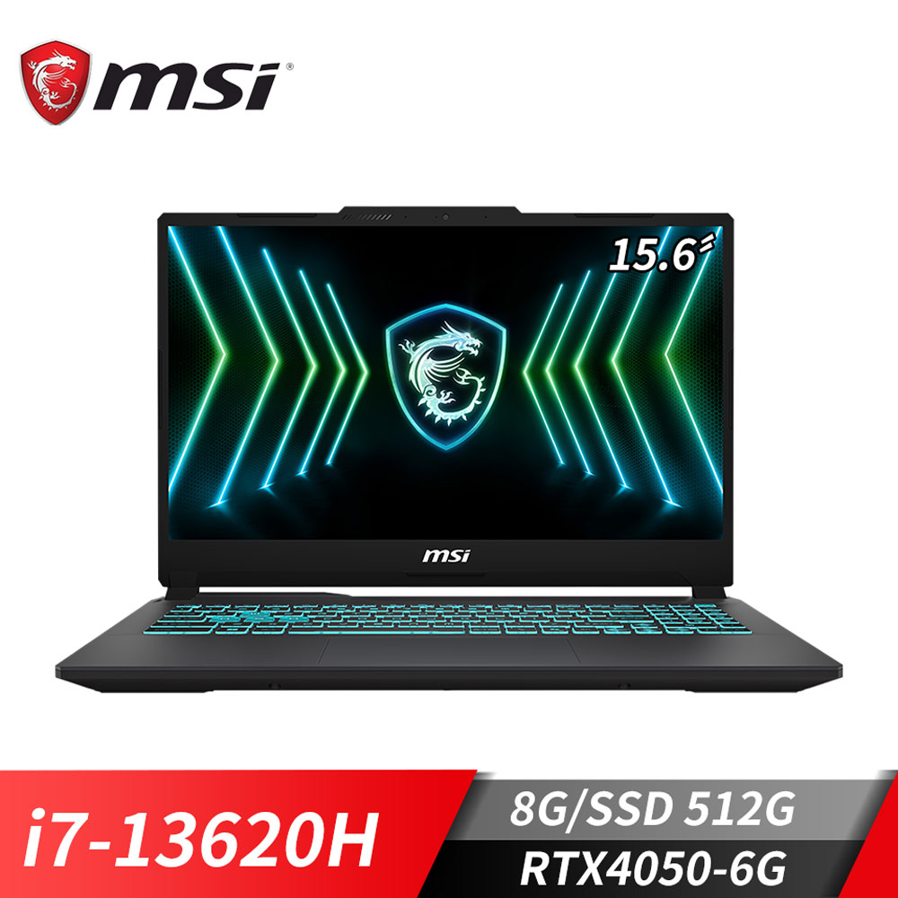 微星MSI Cyborg 15 Black Edition 電競筆電 (i7-13620H/8G/512G SSD/RTX4050-6G/Win11)