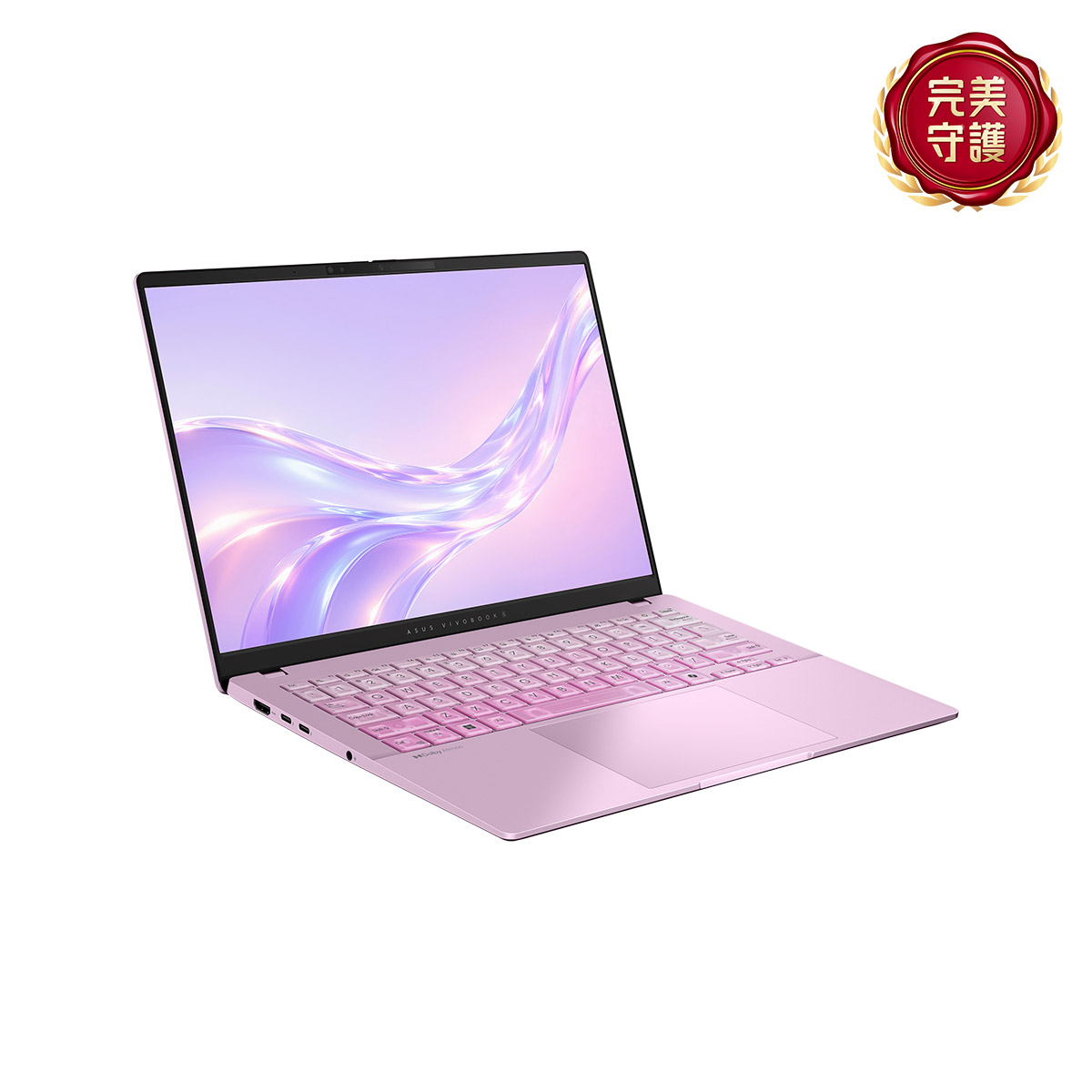 華碩 ASUS VivobookS Ultra5 OLED AI筆電14" (Intel Core Ultra5-226V/16G/512G/UMA/W11)粉