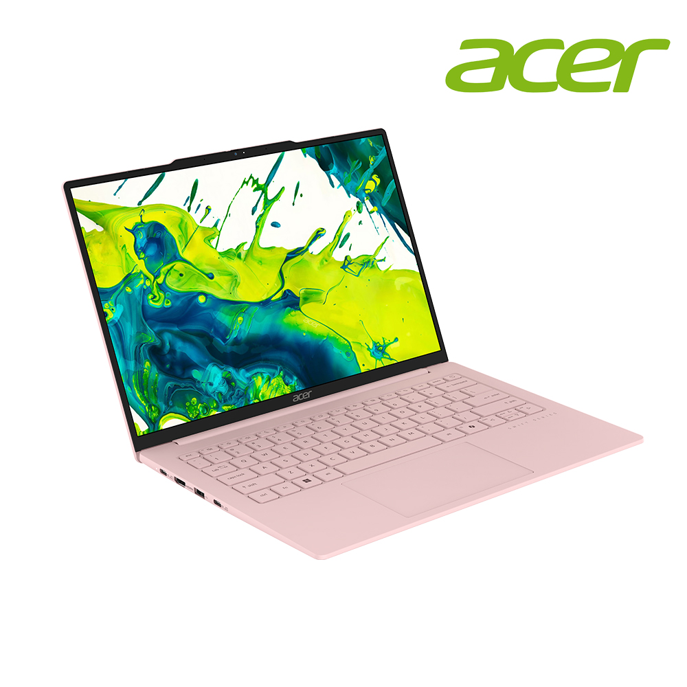 ACER Swift Air 14 AI筆電 粉(硬碟升級) (Ultra7-155H/32G/1TB SSD/W11)