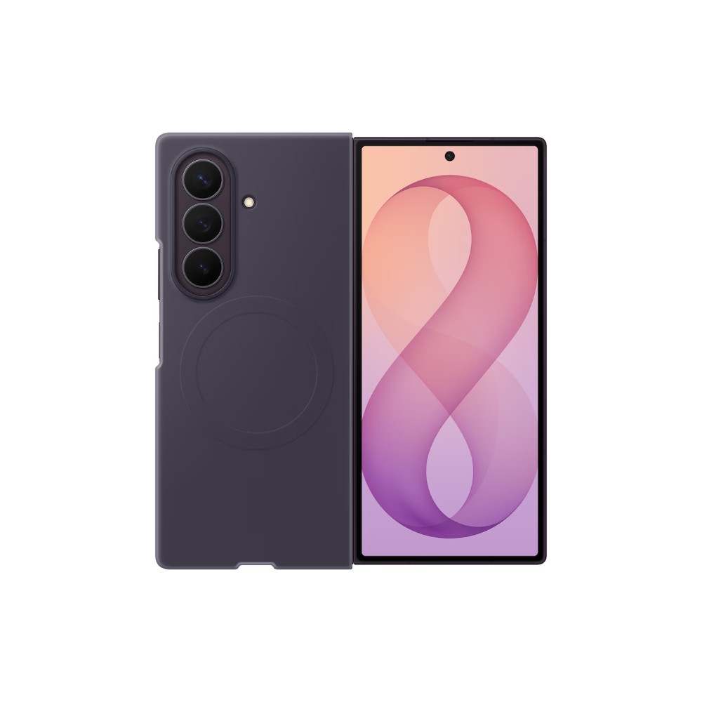 SAMSUNG Fold8 Ultra 矽膠磁吸保護殼-紫