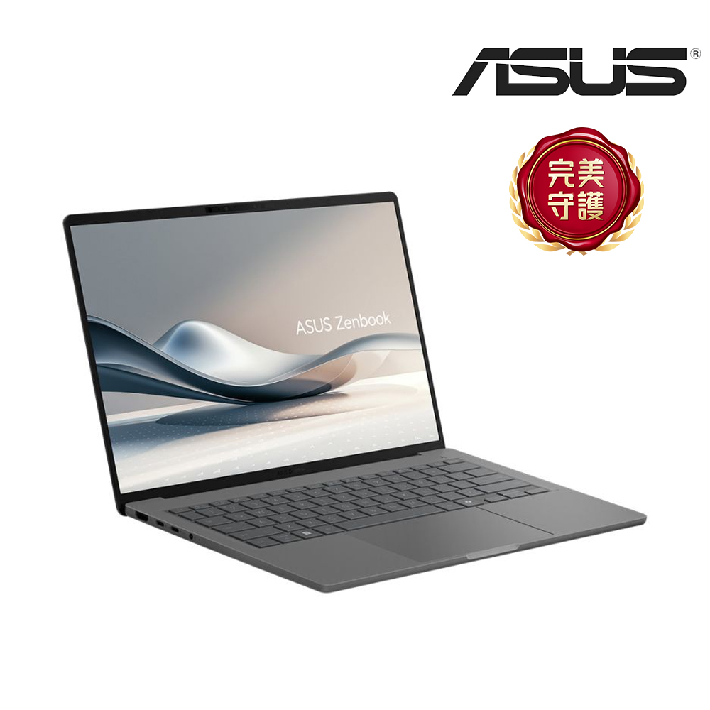 ASUS Zenbook A14 筆記型電腦 灰 (Snapdragon X X1 26 100/16G/1TB SSD/W11)